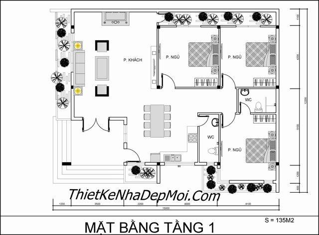 nha-1-tang-mai-bang-ban-ve-nha-mai-bang-1-tang-hien-dai-135m2