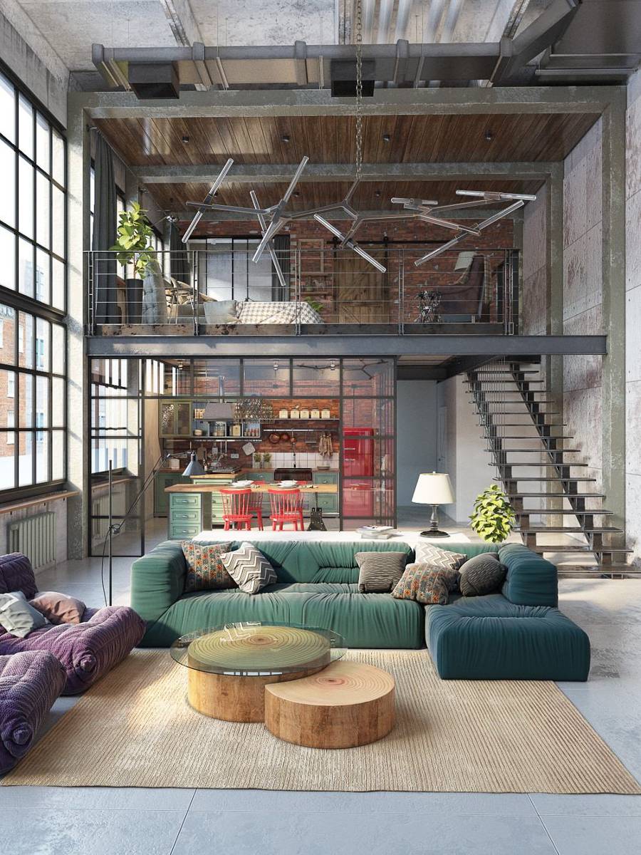 nha-cap-4-duoi-300-trieu-colourful-two-storey-view-industrial-inspired-living-room-min