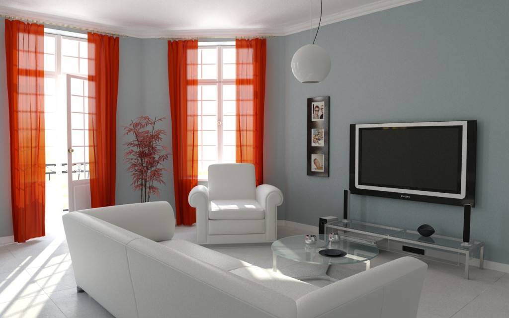 phong-khach-nho-ma-dep-grey-small-living-room-interior-design-with-white-sofa-set-and-wall-mounted-lcd-tv-and-glass-coffee-table-and-red-curtains-and-white-pendant-lamp-elegant-living-room-interior-design-ideas-1024x640