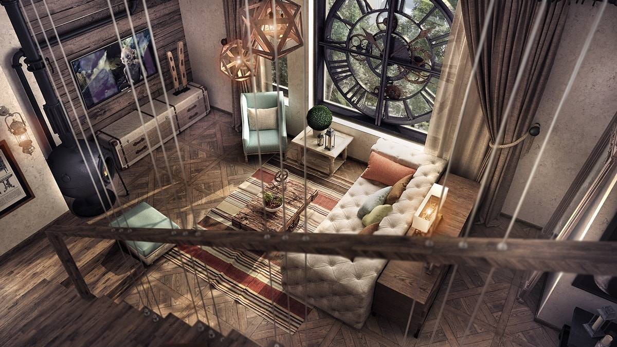 nha-cap-4-duoi-300-trieu-quilted-sofa-metal-elements-rustic-modern-decor-living-room-min
