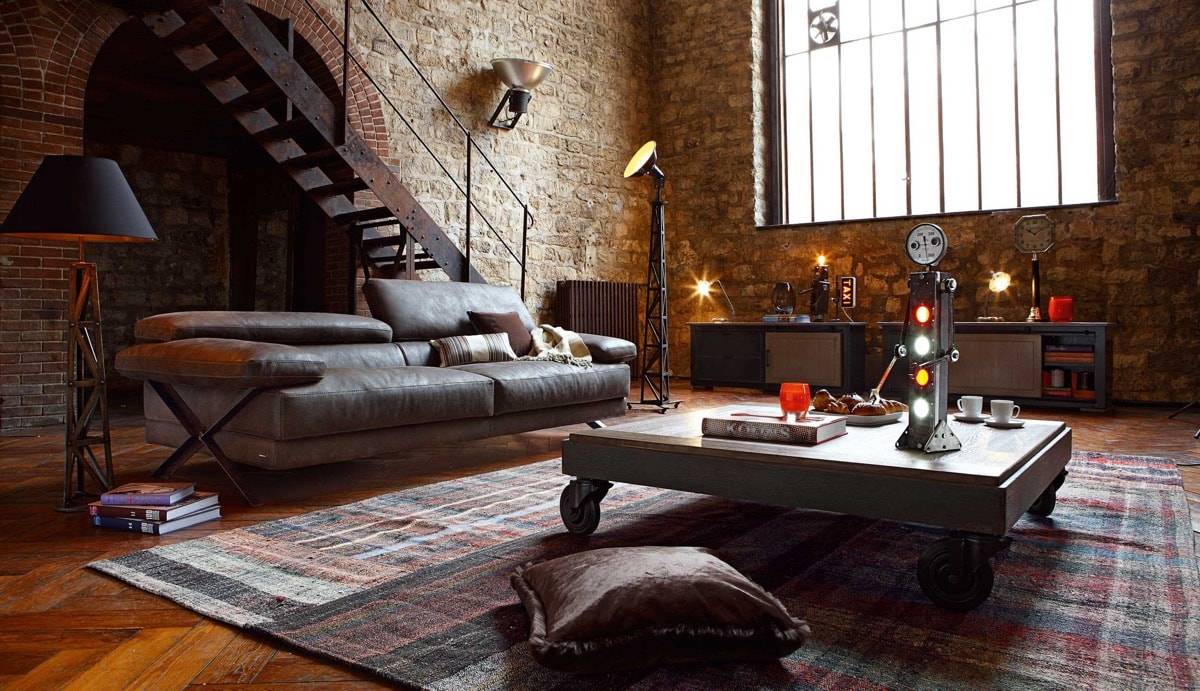 nha-cap-4-duoi-300-trieu-relaxed-tartan-rug-industrial-loft-living-room-min
